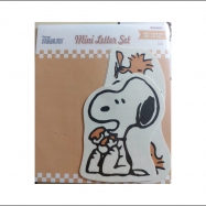 Snoopy Die Cut Letter Set (信封信紙) 食麵包款